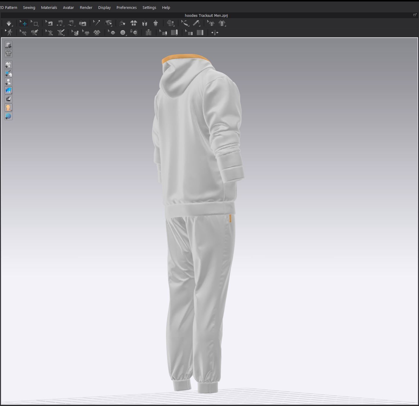 Hoodie Tracksuits 3D model_22