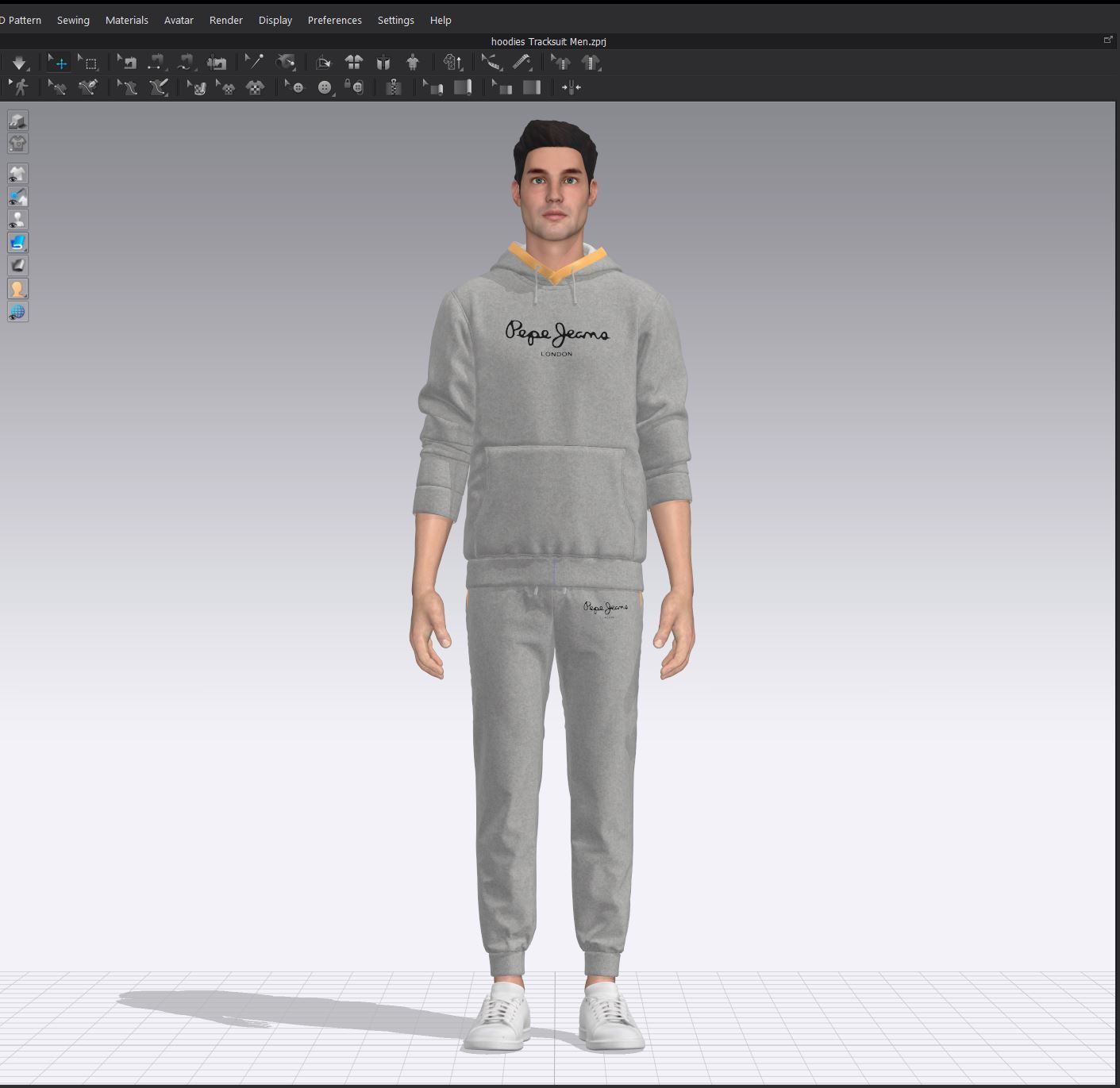 Hoodie Tracksuits 3D model_19