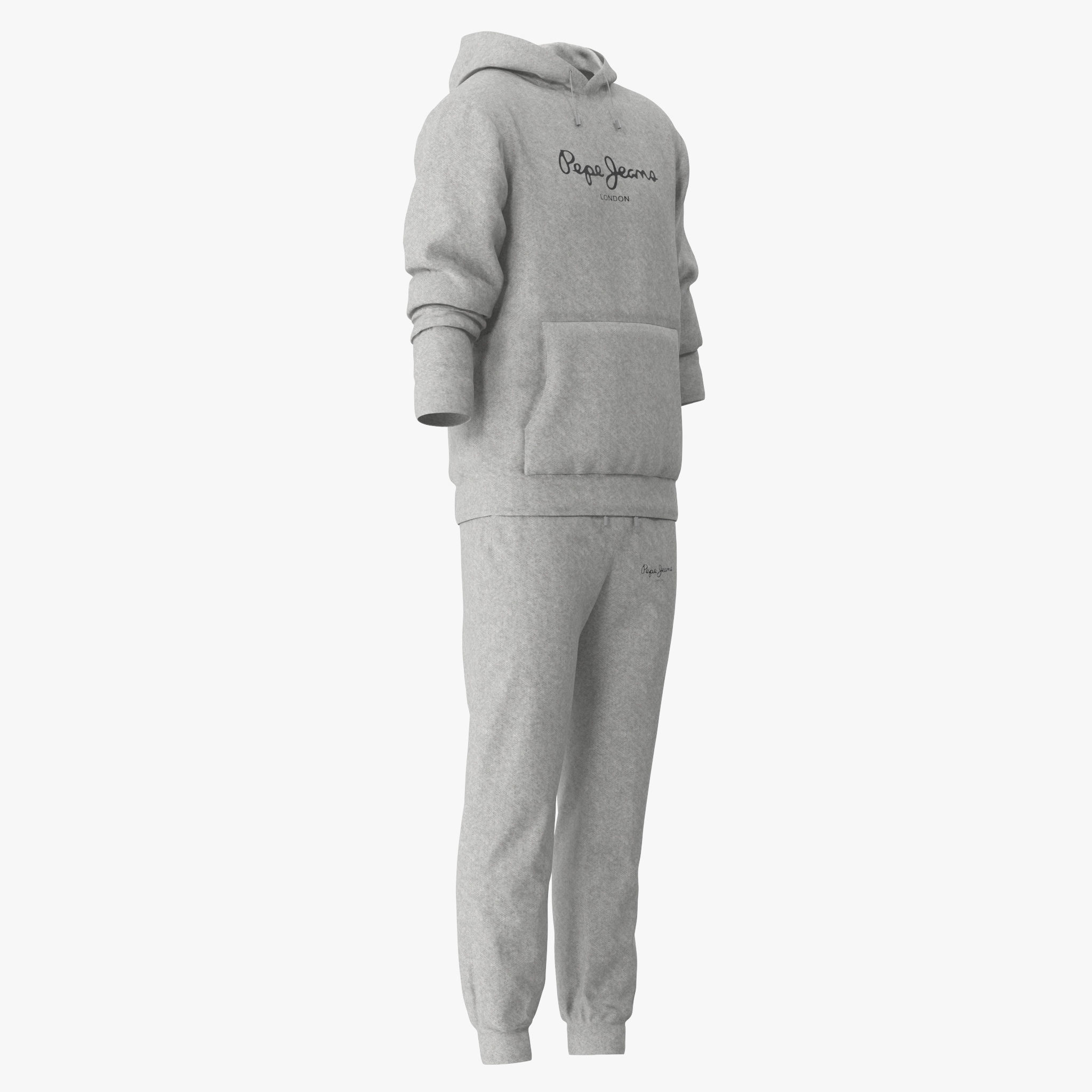 Hoodie Tracksuits 3D model_4