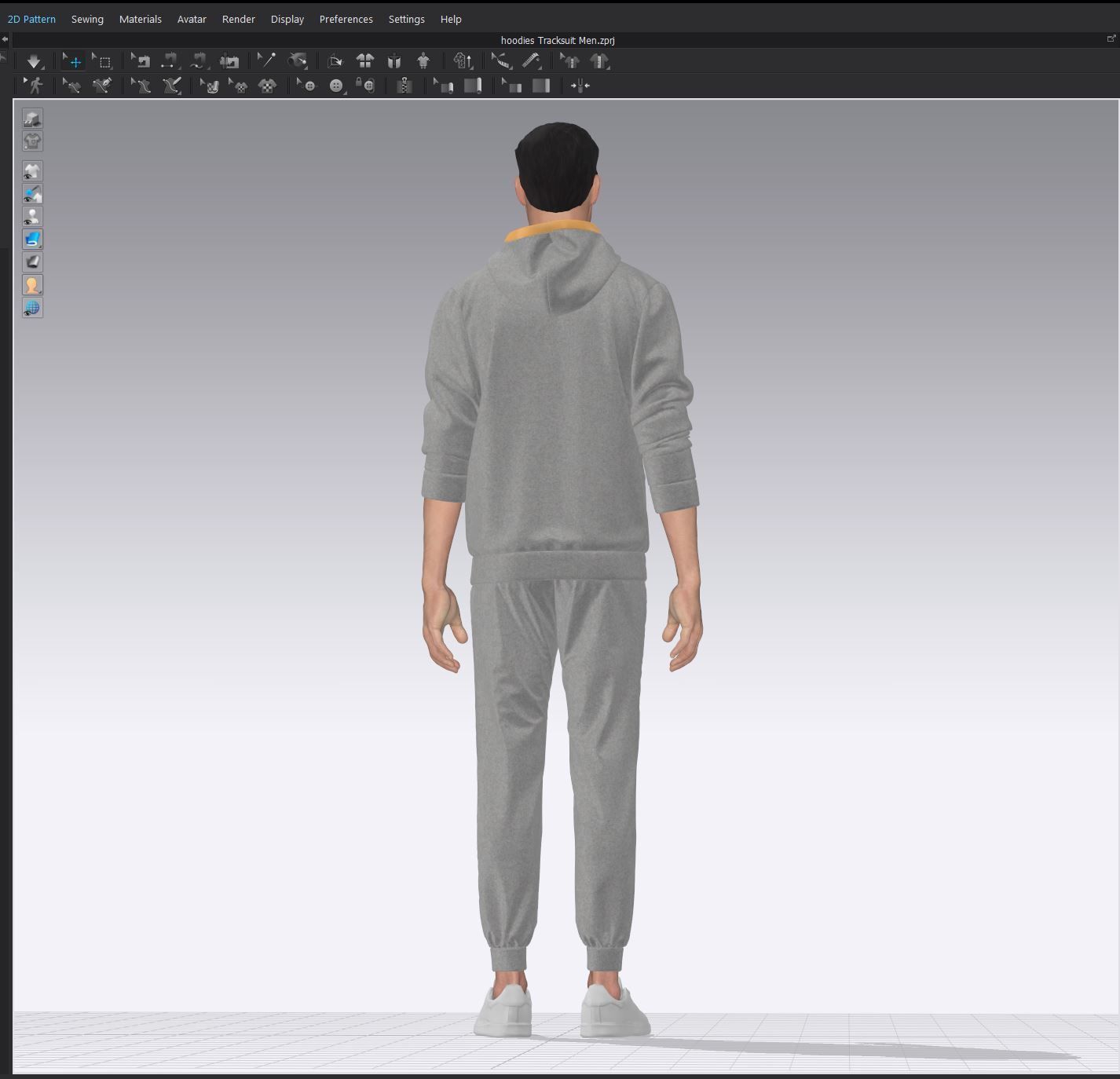 Hoodie Tracksuits 3D model_20
