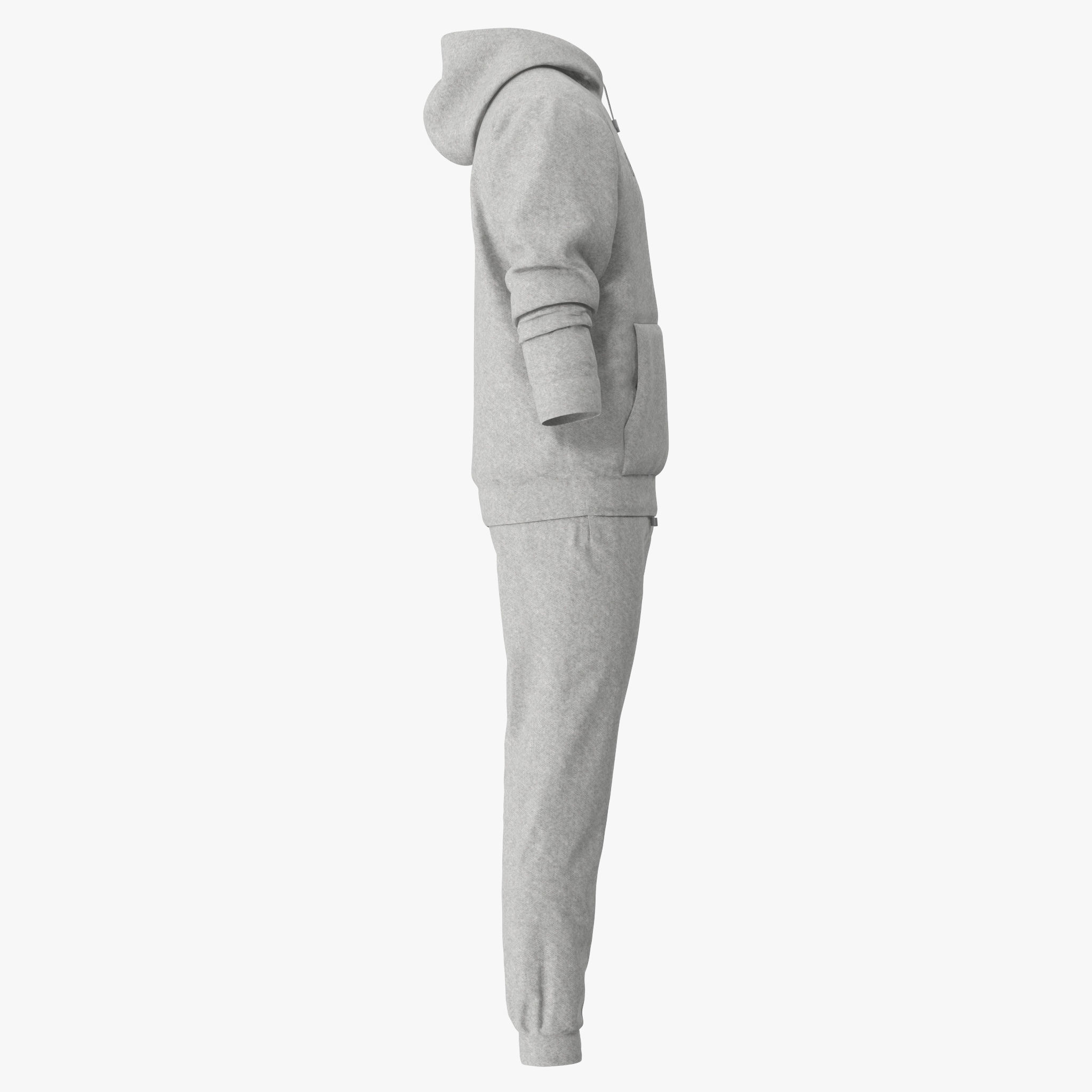 Hoodie Tracksuits 3D model_8