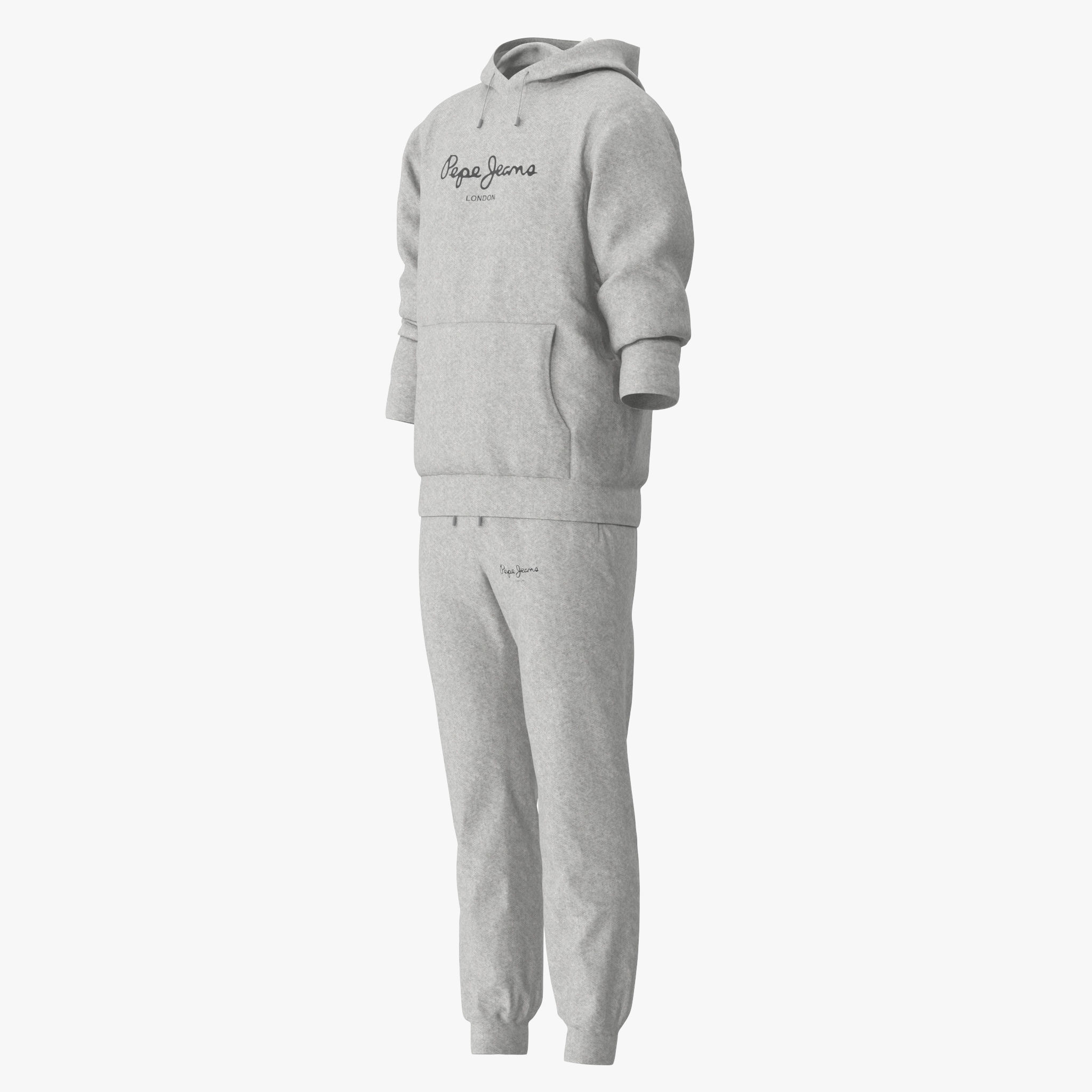 Hoodie Tracksuits 3D model_3
