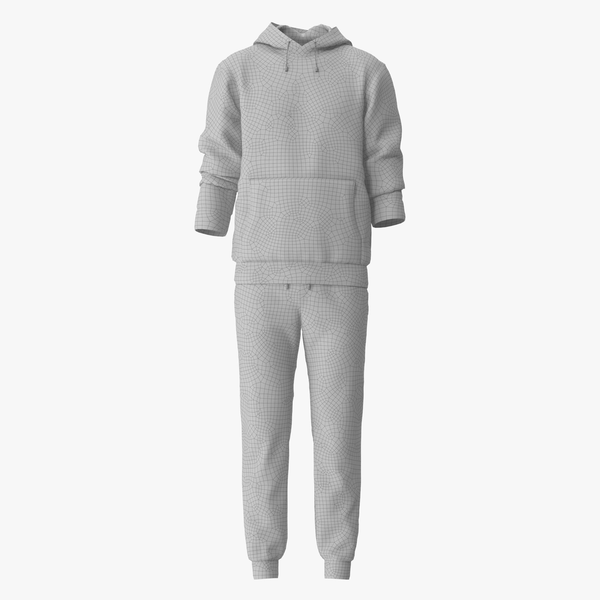 Hoodie Tracksuits 3D model_15