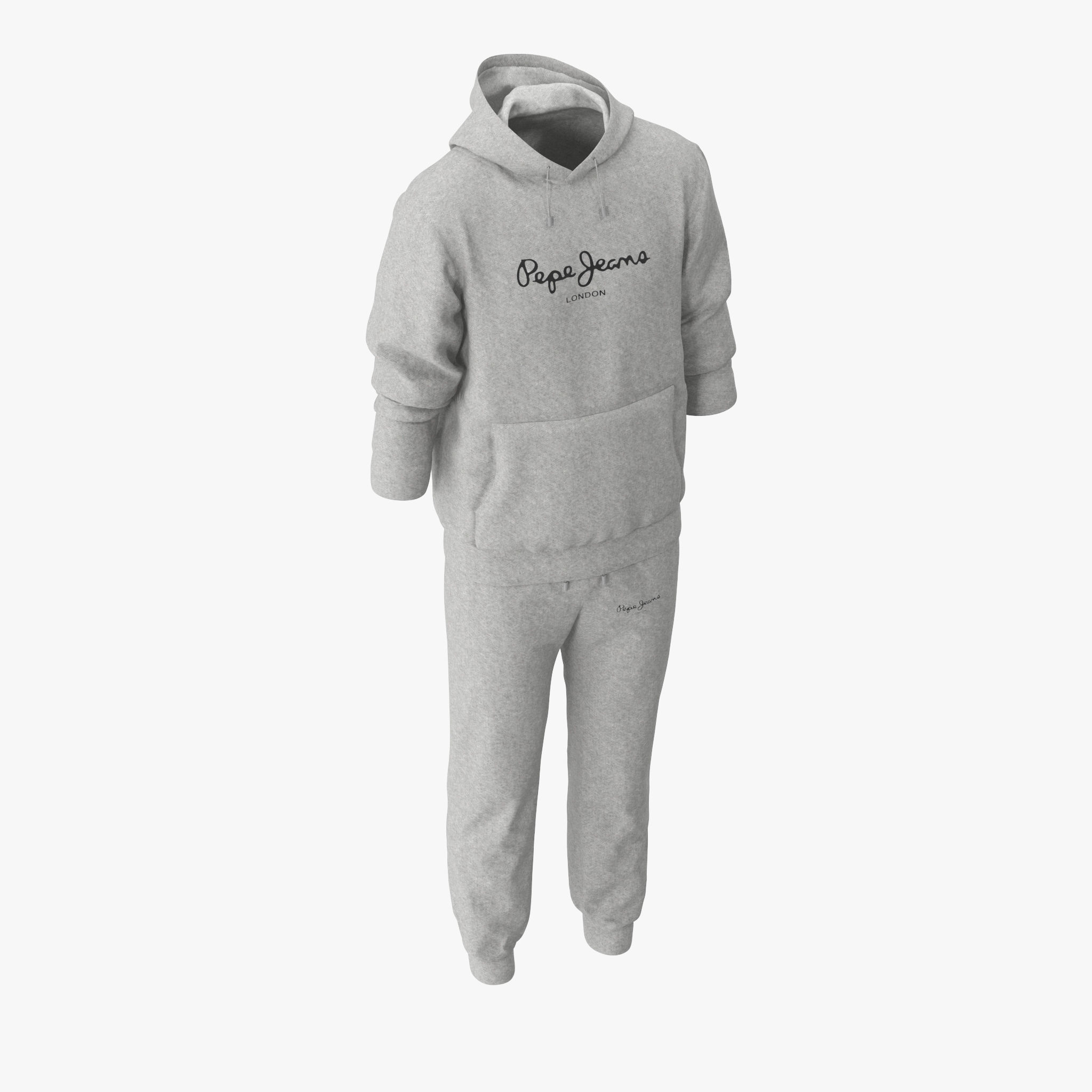 Hoodie Tracksuits 3D model_11