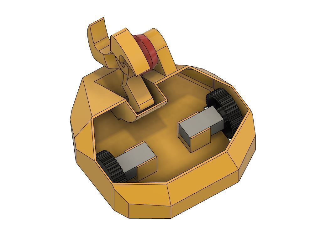 3D printable antweight battlebot - Bulldog 3D print model_10