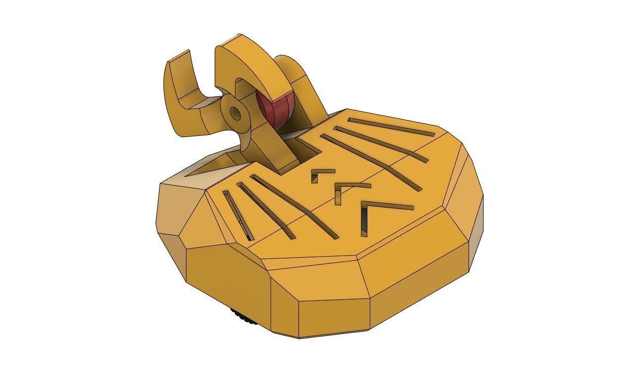 3D printable antweight battlebot - Bulldog 3D print model_17
