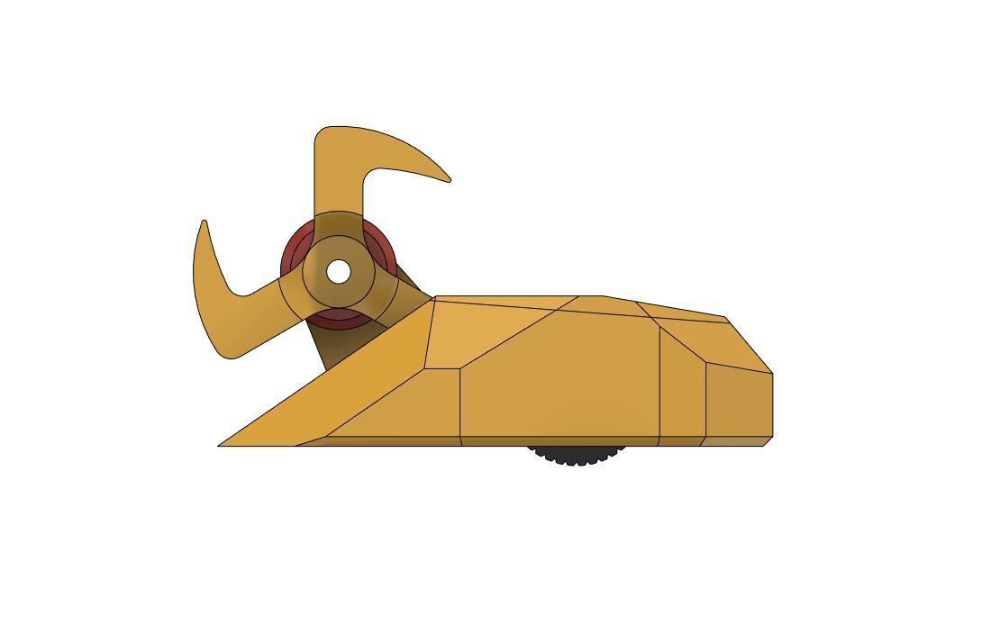 3D printable antweight battlebot - Bulldog 3D print model_13