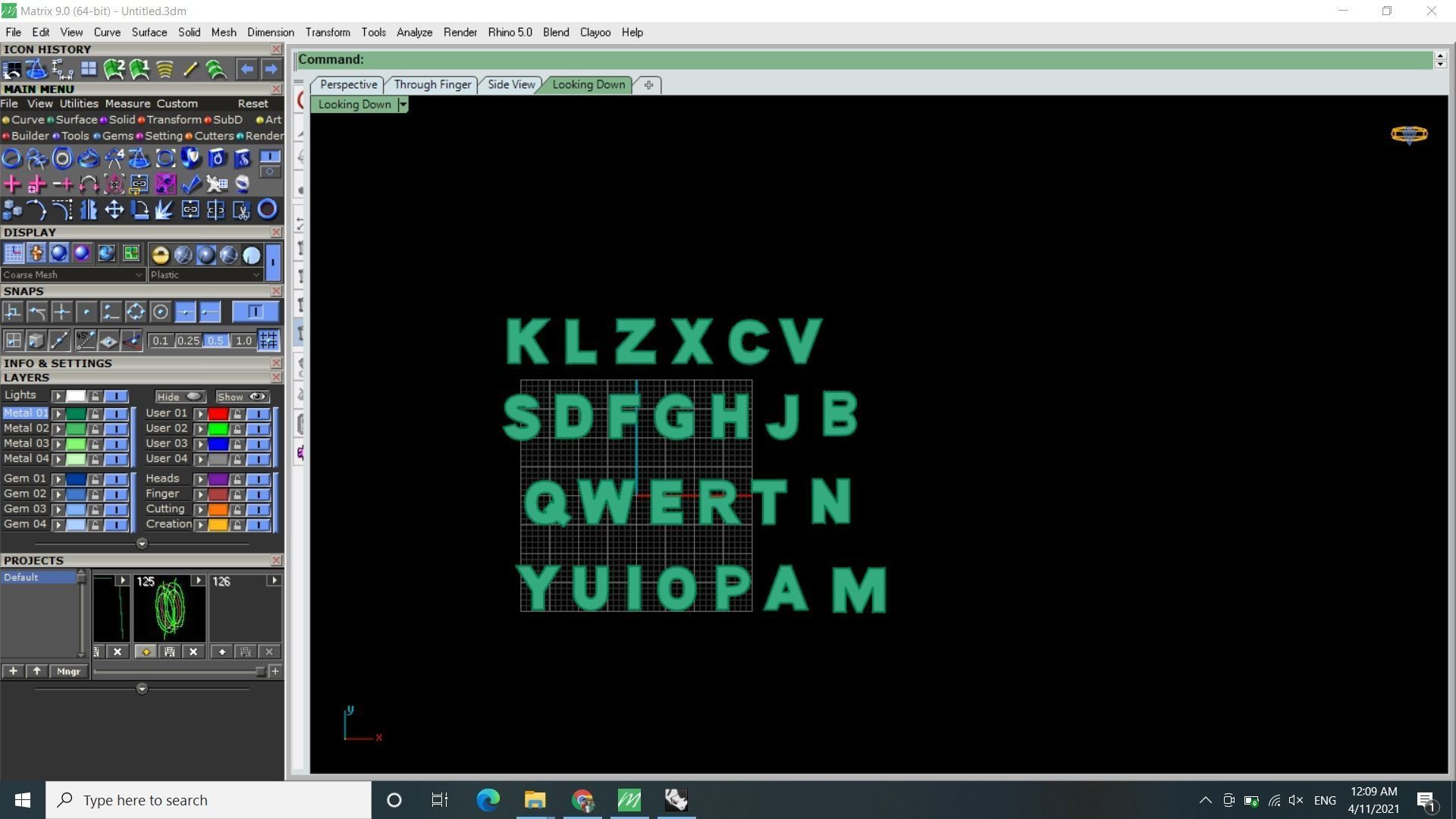 ENGLISH ALPHABET LETTERS 3D print model_8