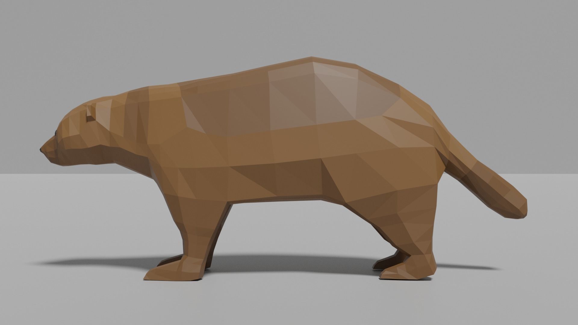 3D model Cartoon Wolverine VR / AR / lowpoly CGTrader