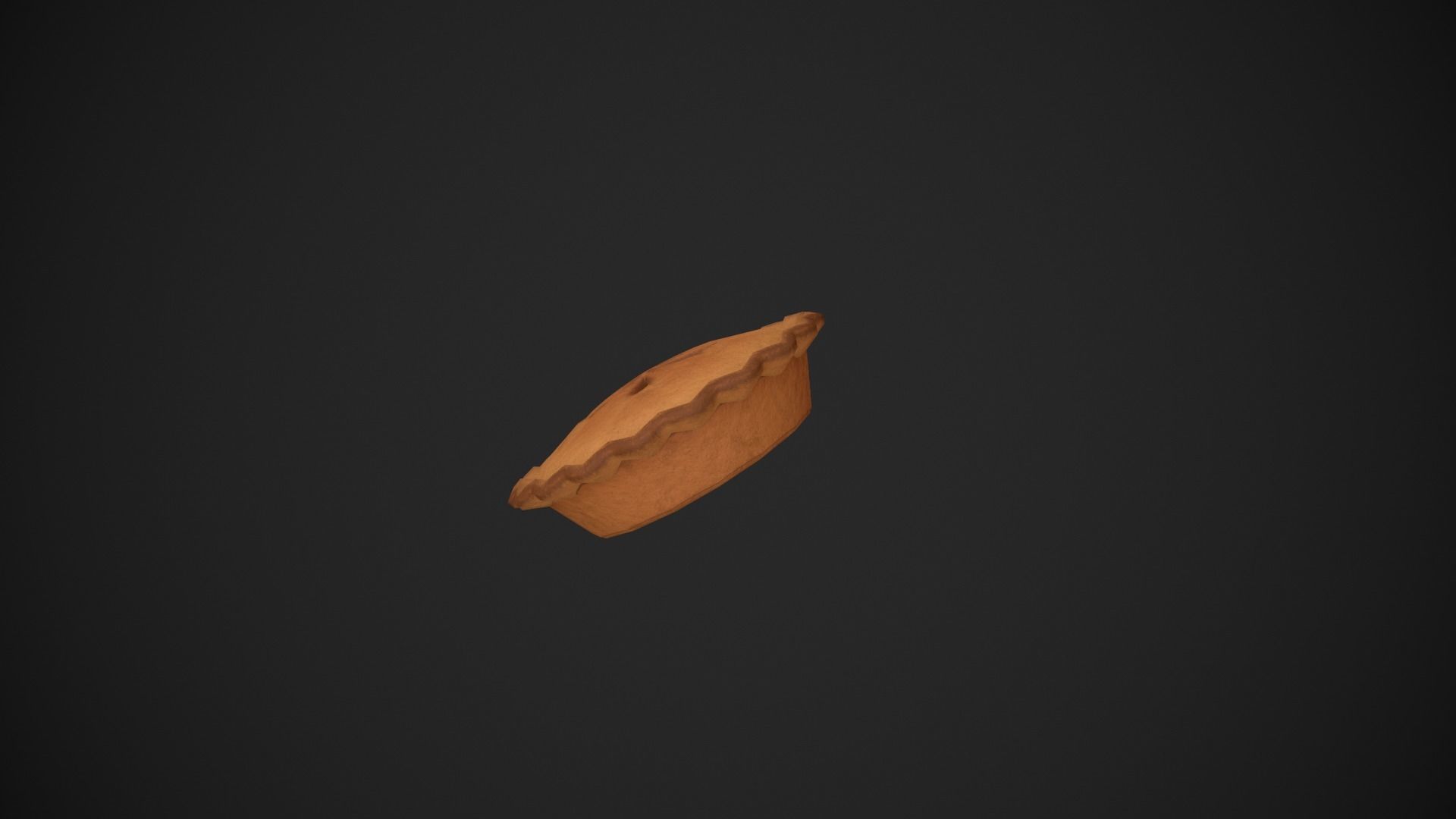 Cherry Pie Low-poly 3D model_14