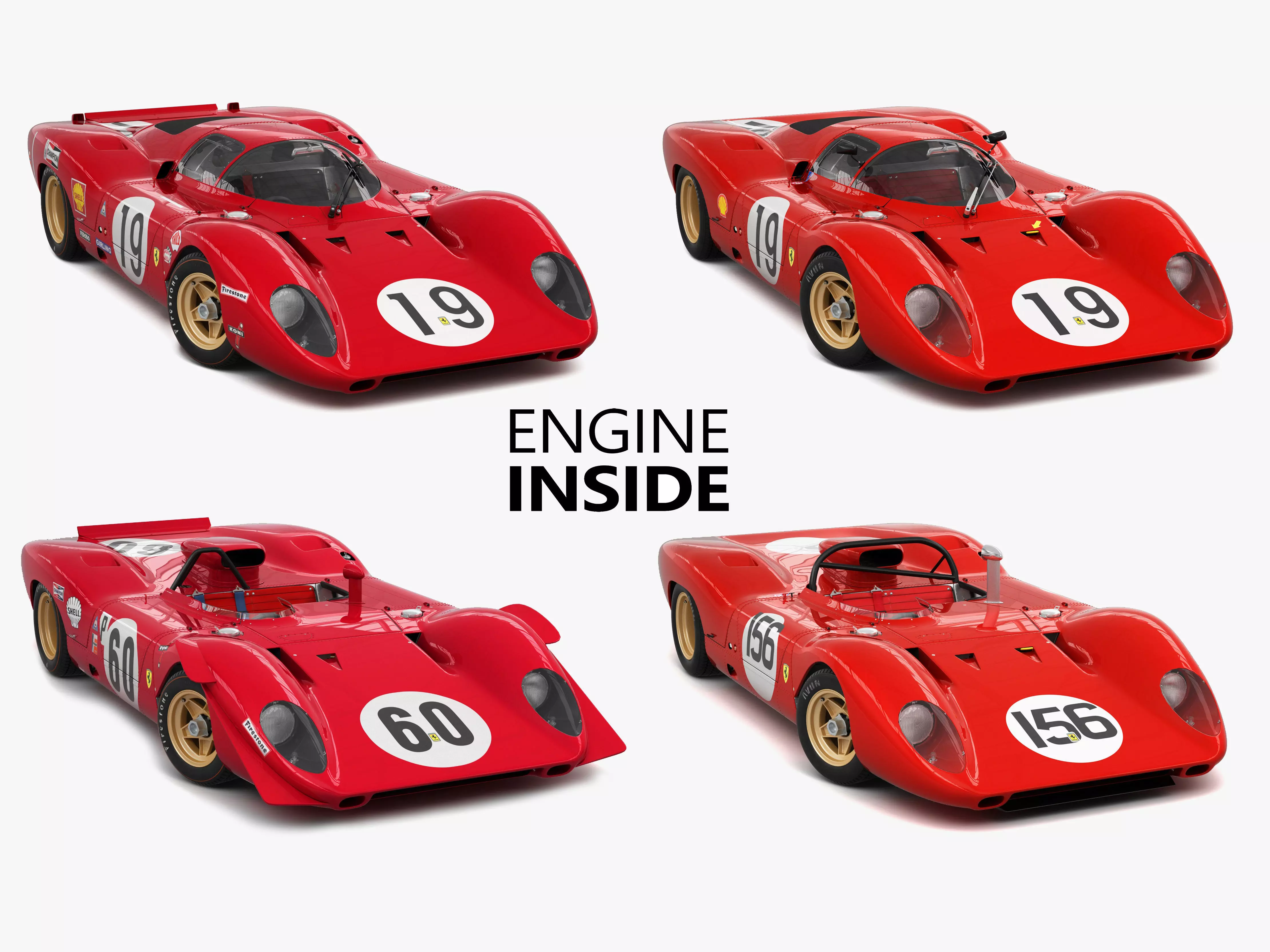 Ferrari 312P Pack Collection Bundle _0