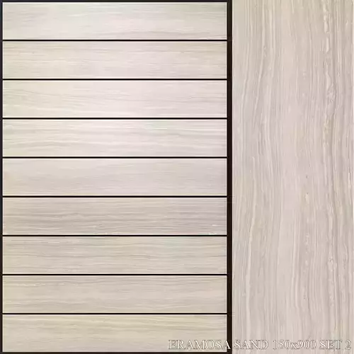 Yurtbay Seramik Eramosa Sand 150x900 Set 2