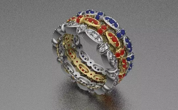 ring gold 3D model