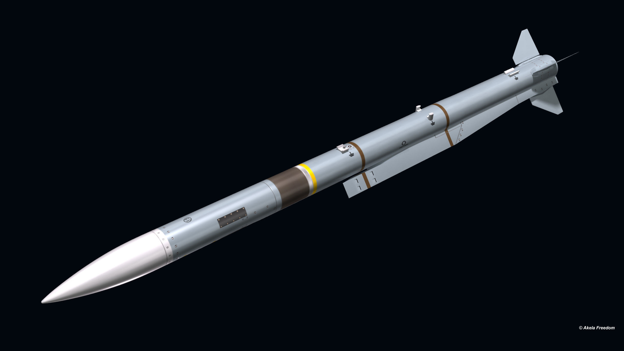 Meteor Missile 3D model_1