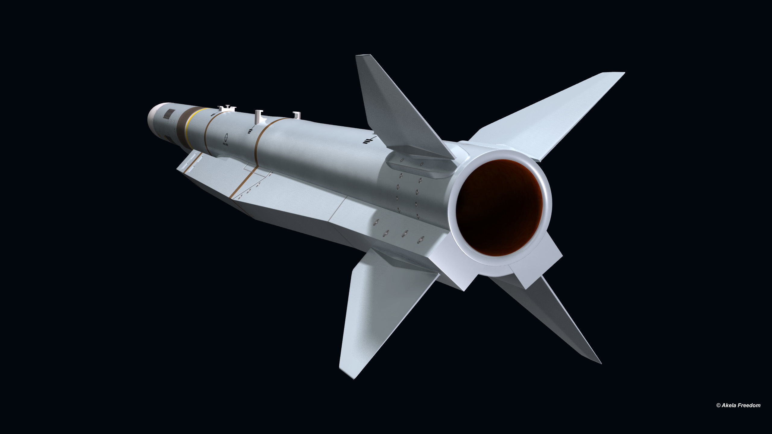 Meteor Missile 3D model_2