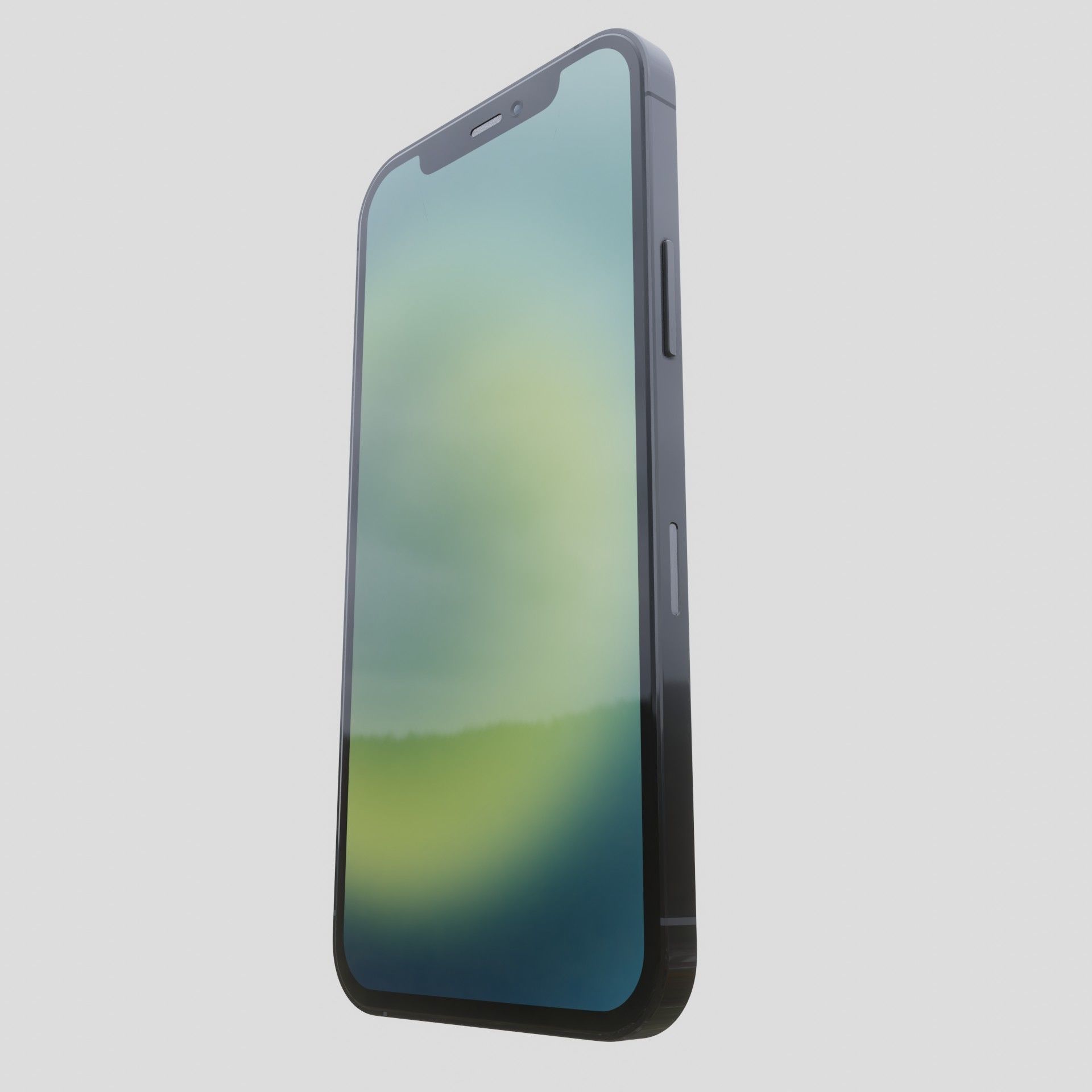 iPhone 12 Apple 2020 new design Low-poly 3D model_10