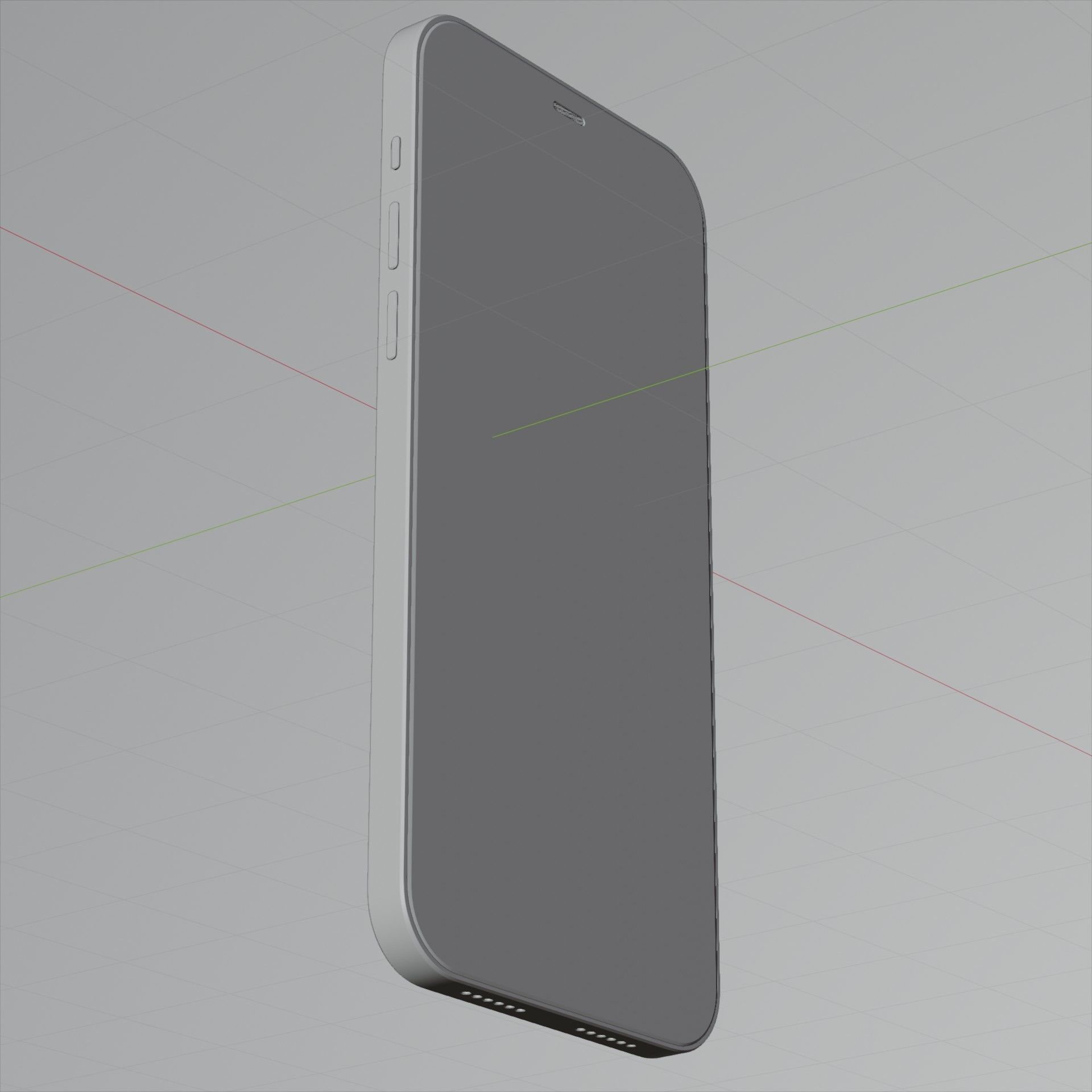 iPhone 12 Apple 2020 new design Low-poly 3D model_25