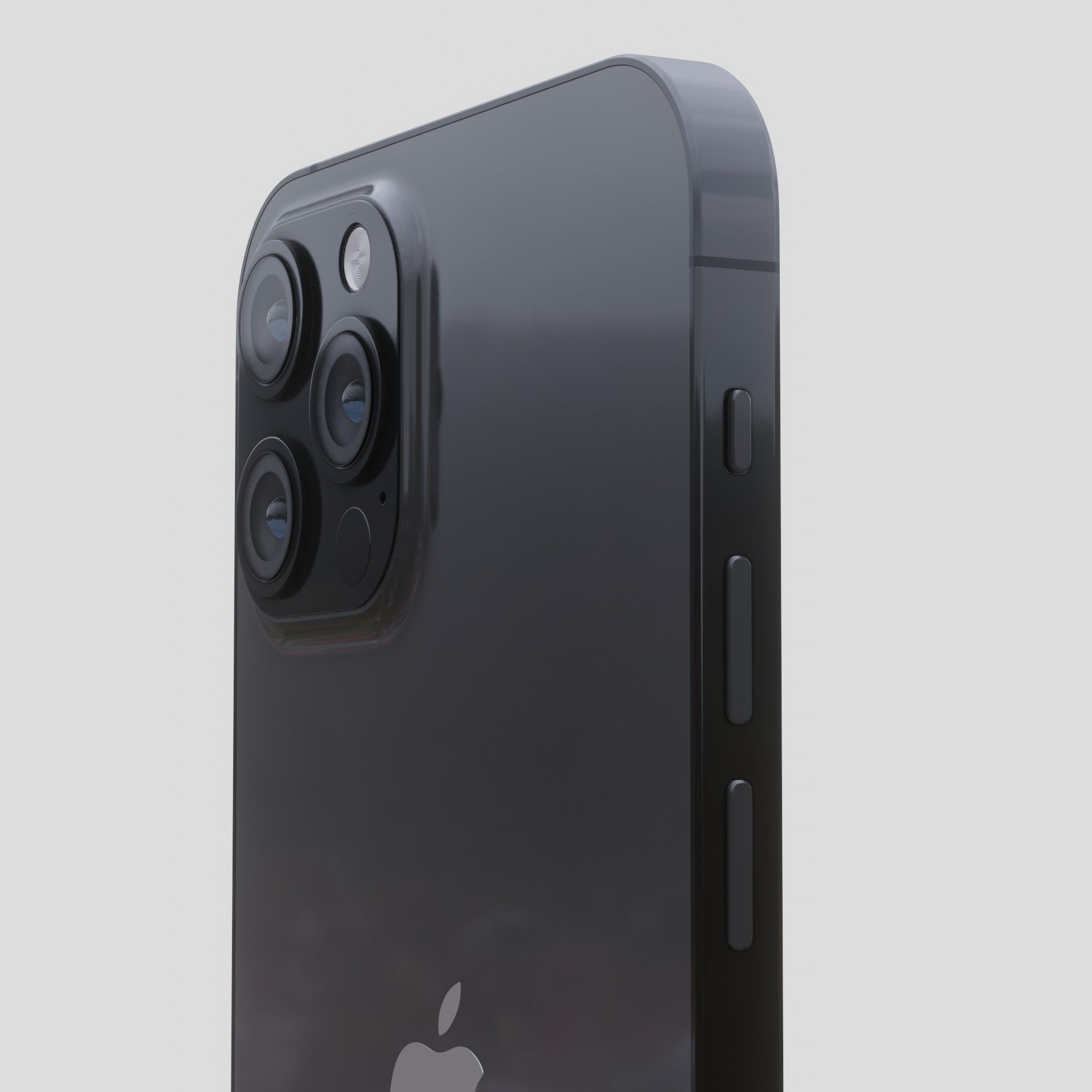 iPhone 12 Apple 2020 new design Low-poly 3D model_7