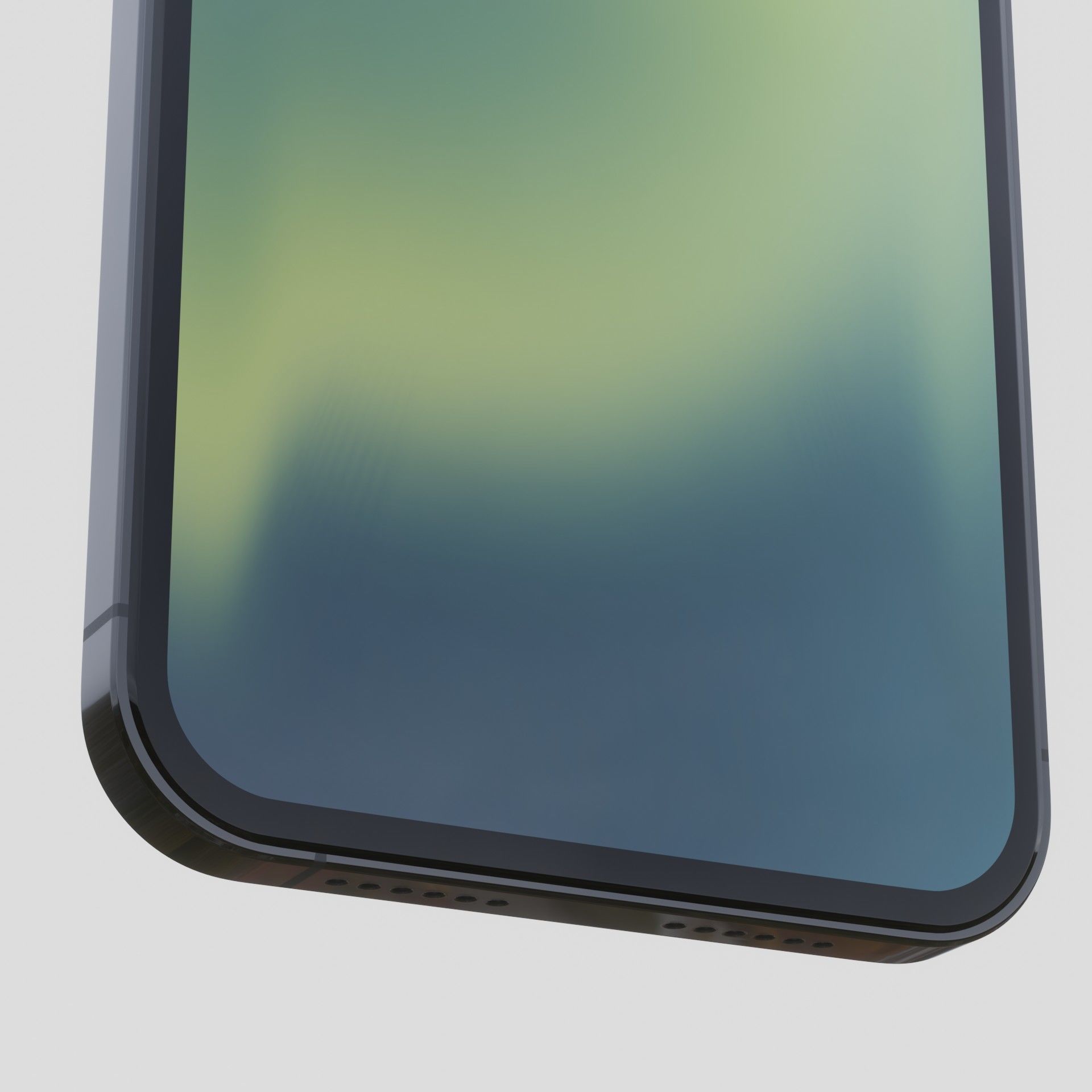 iPhone 12 Apple 2020 new design Low-poly 3D model_9