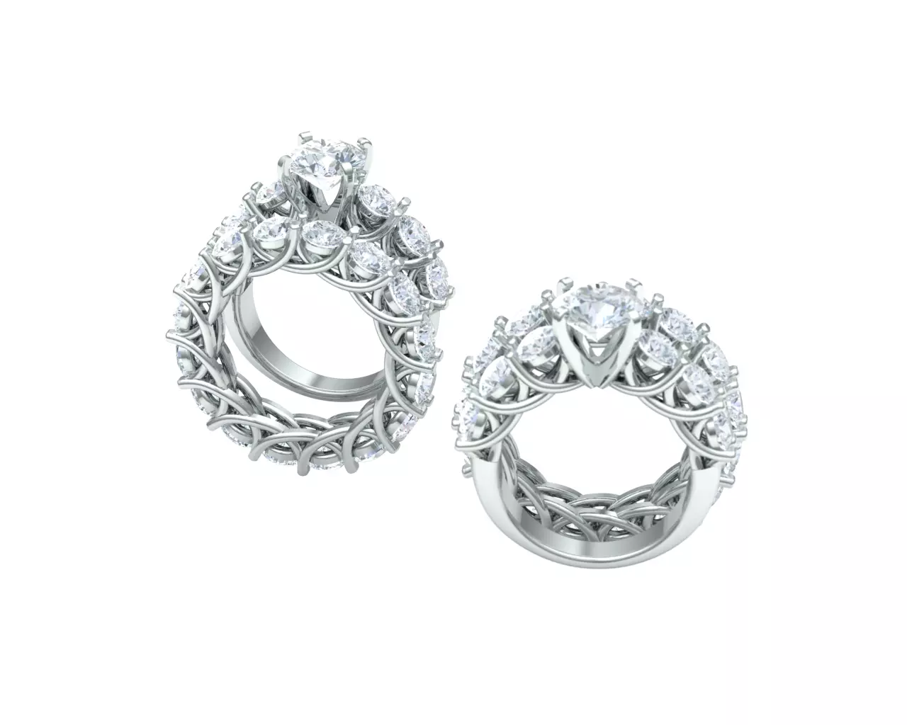 Eternity ring 3D model