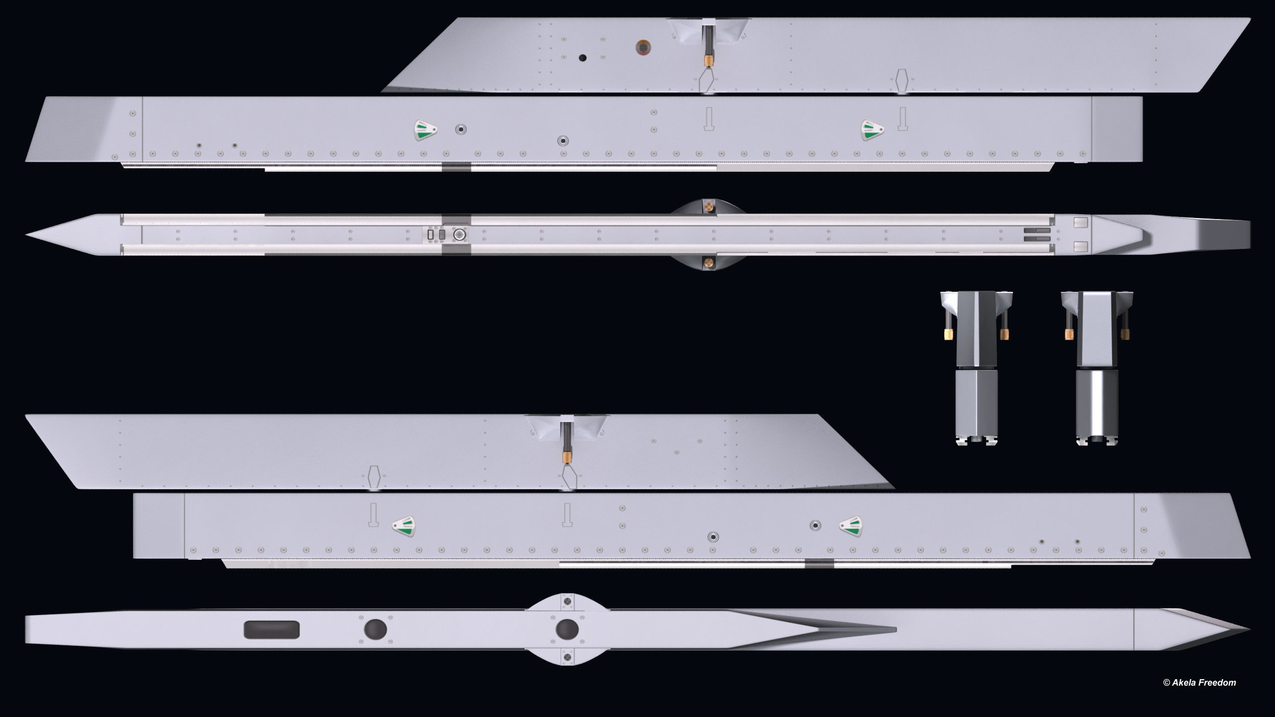 Pylon for Meteor 3D model_4