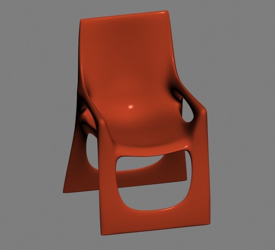 chair 166 3D model_6