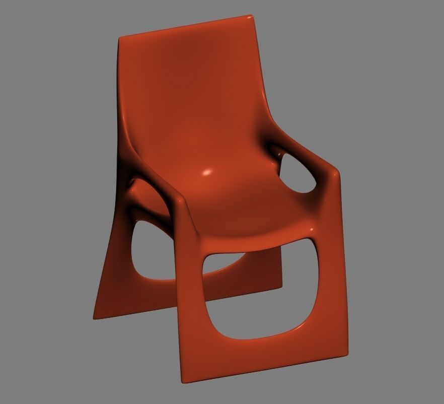 chair 166 3D model_5