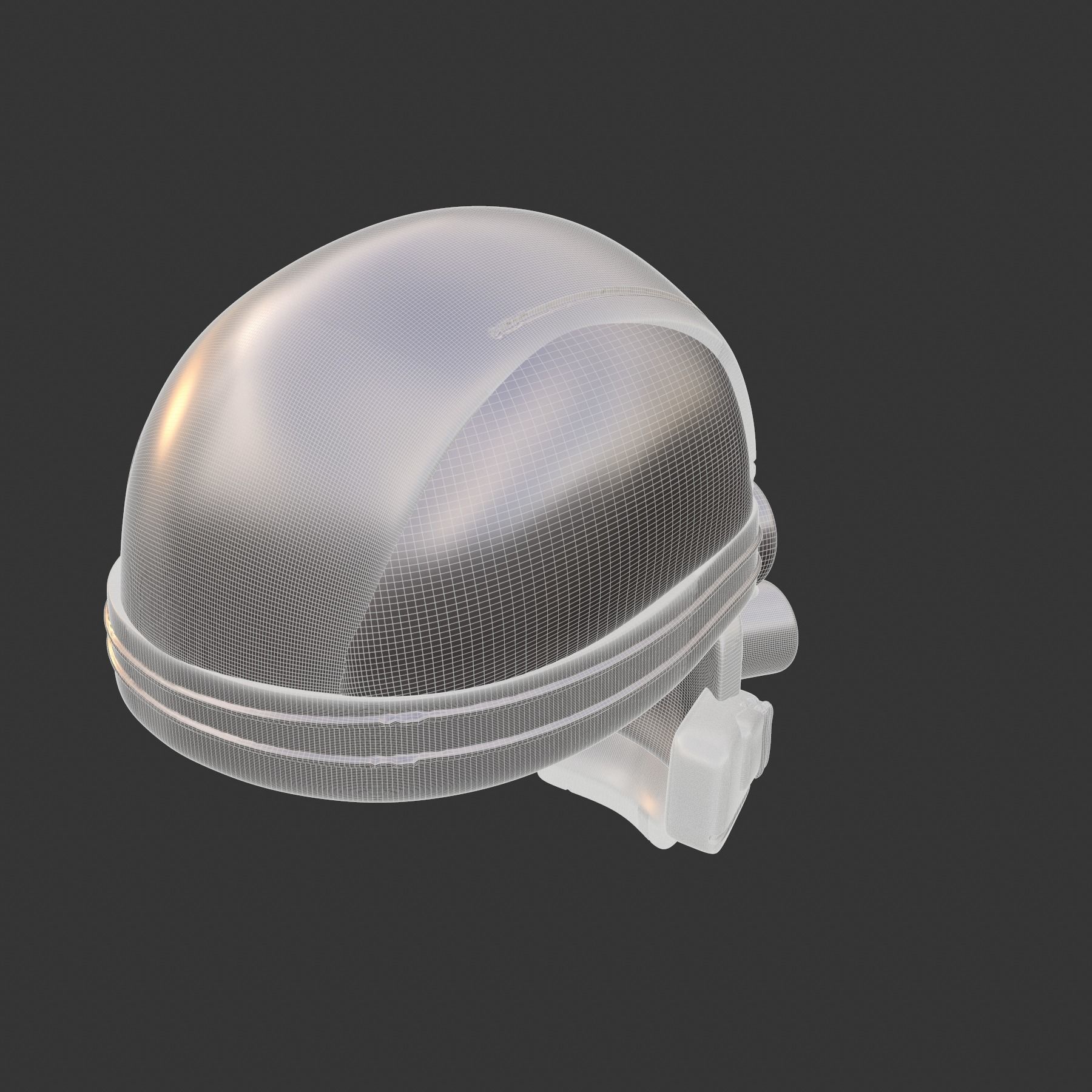 helmet high poly sculpt 3d printable ver 7 3D model 3D model_7
