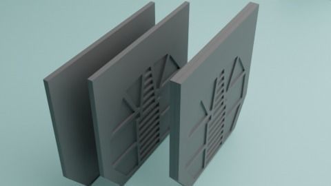 The Mandalorian - Rebel Prison Ship 2 - Small Hallway 1-18 scale 3D print model_13