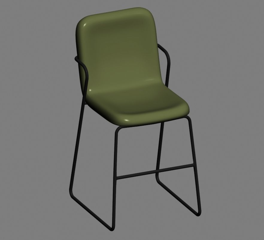 chair 167 3D model_5