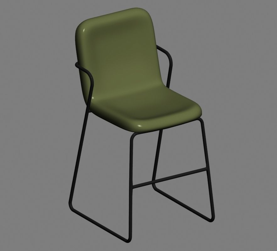 chair 167 3D model_4