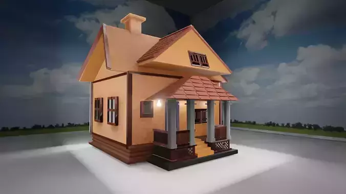 house lego 3D model