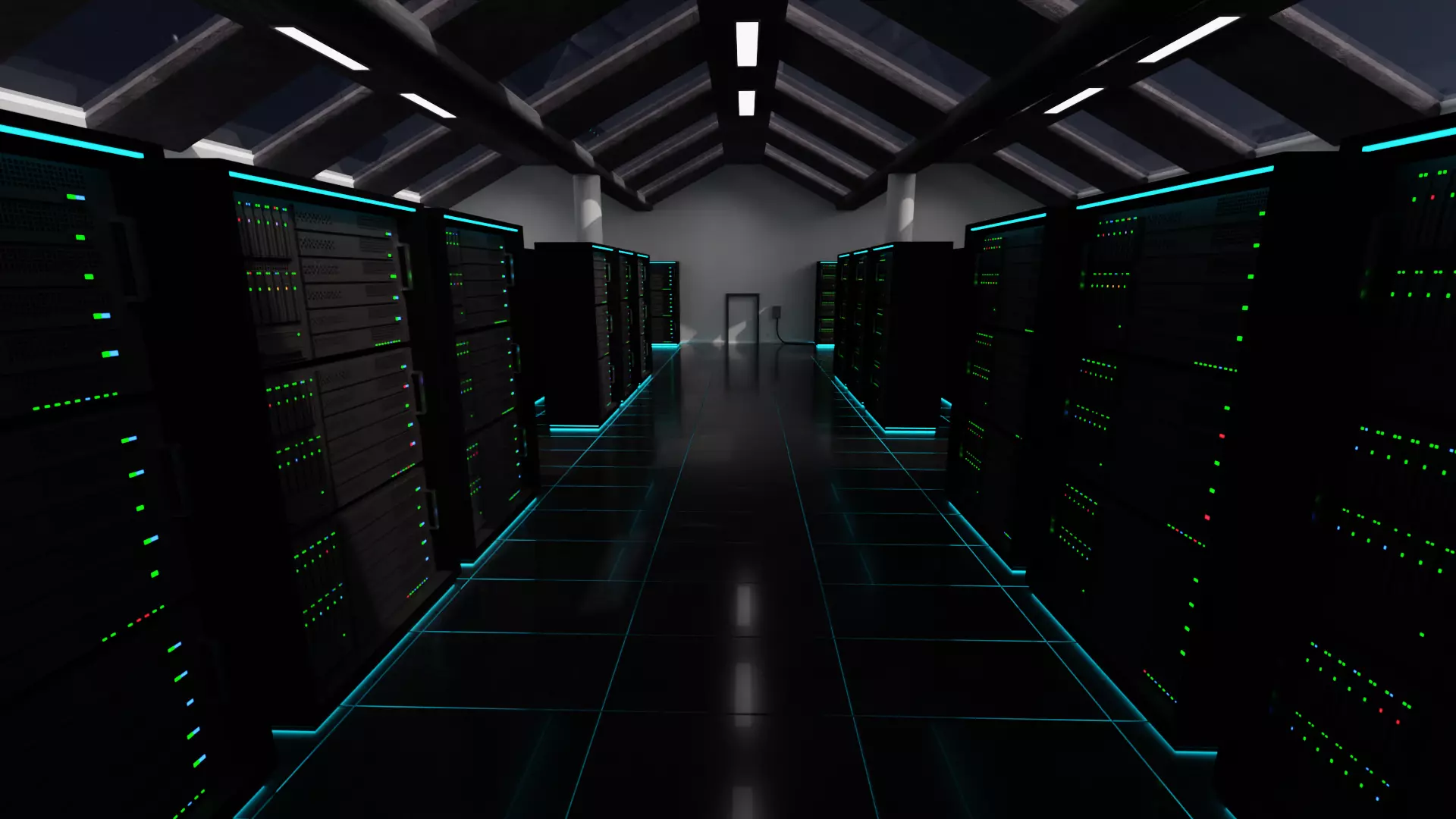 Server Room  3D model_0