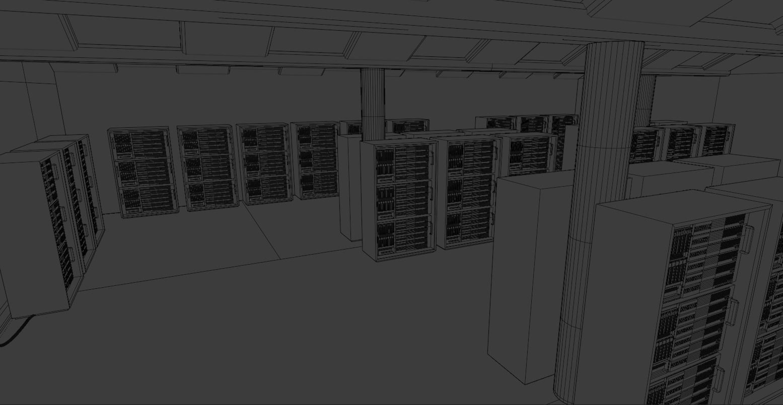 Server Room  3D model_6