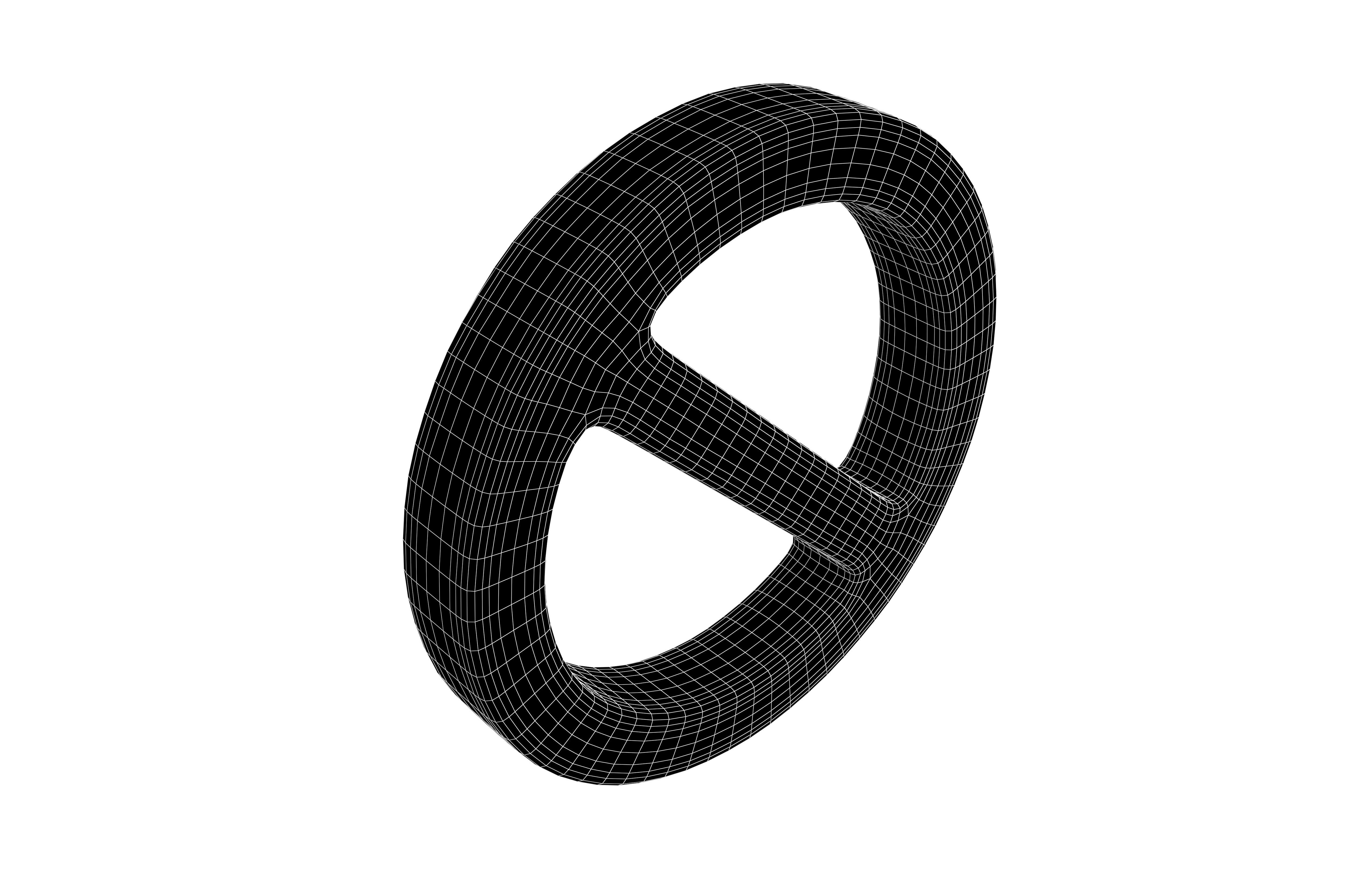 Prohibited Symbol V1 005 Low-poly 3D model_7