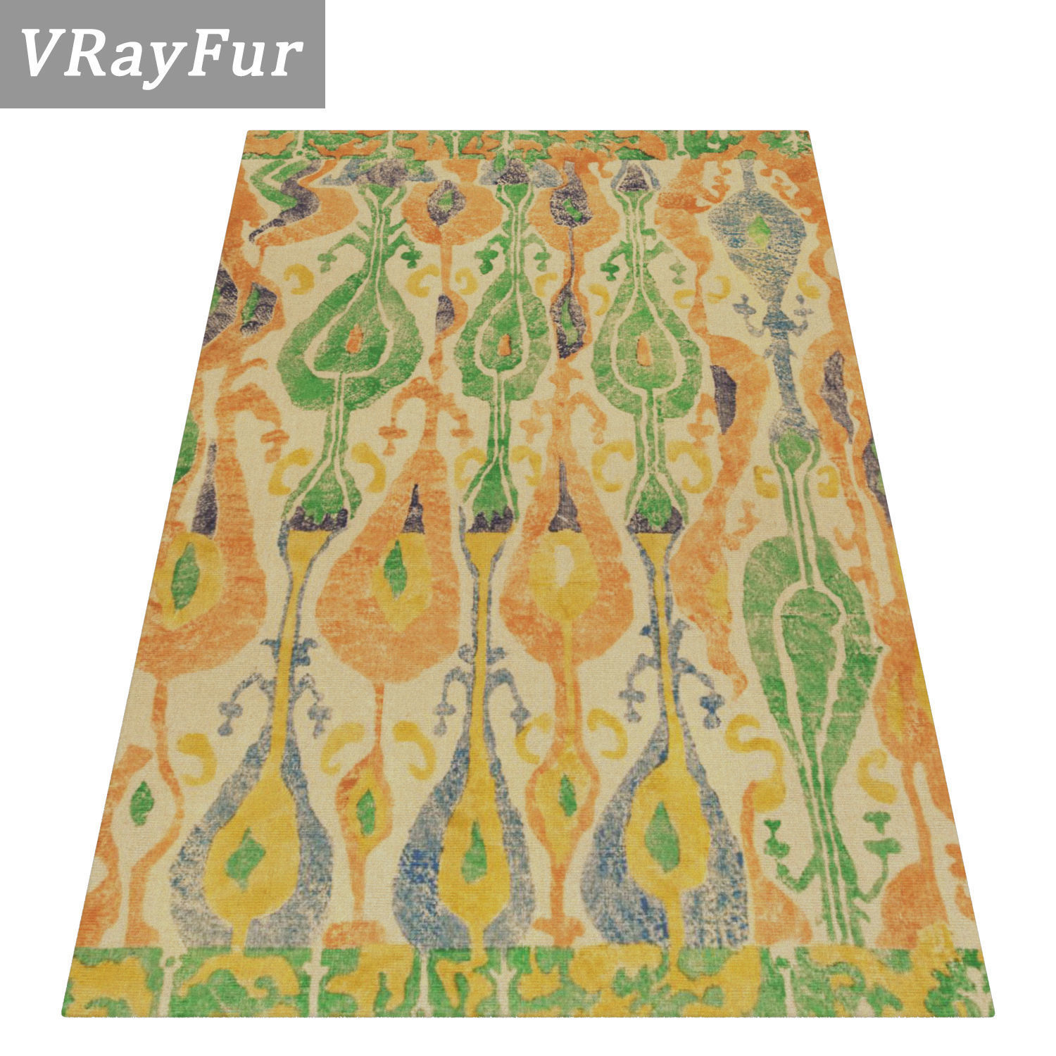 Rug Set 1671 3D model_2