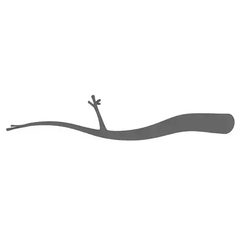 Cartoon trunk branch 3D model