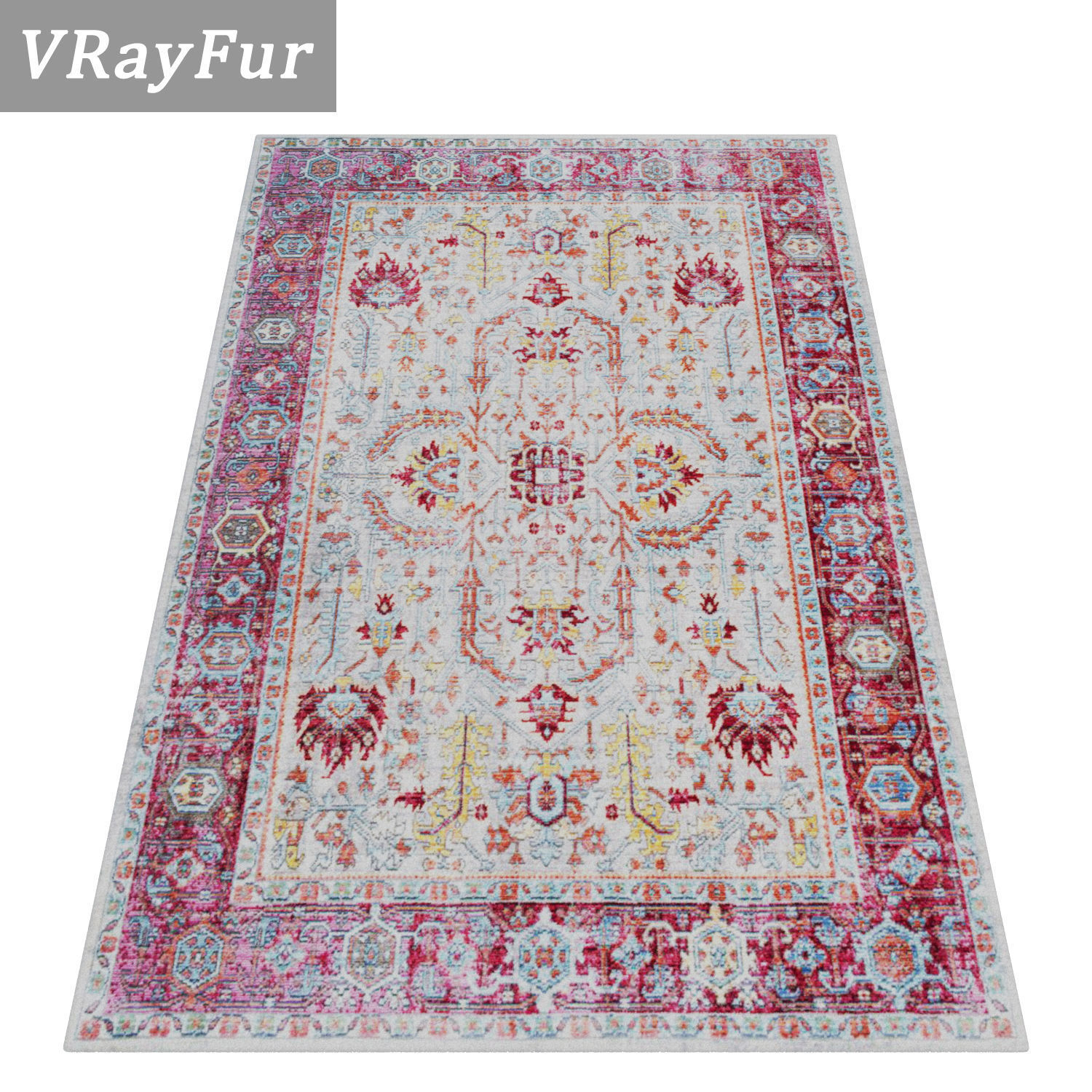 Rug Set 1673 3D model_2