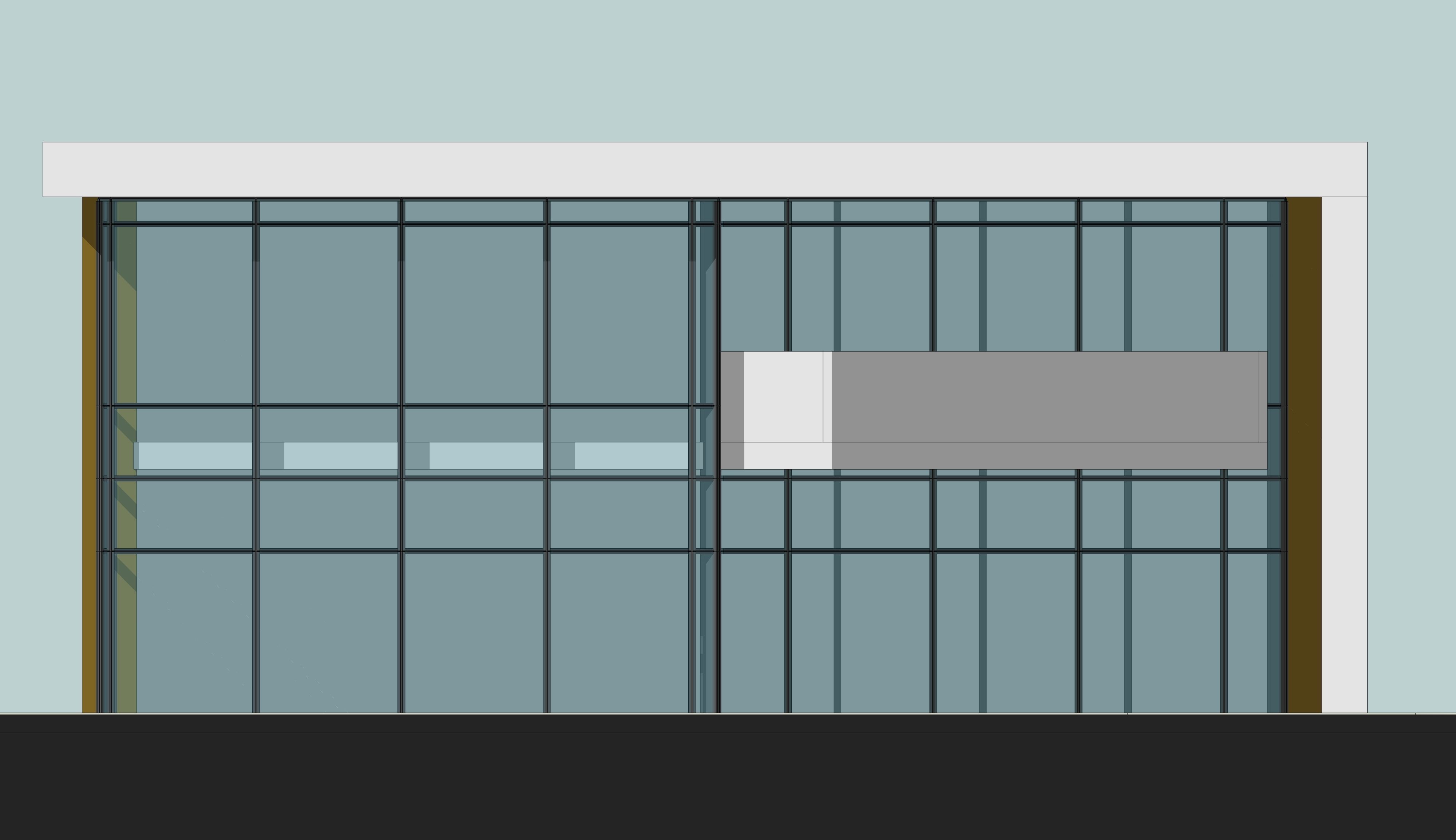 office building 2 storey 3D model_8