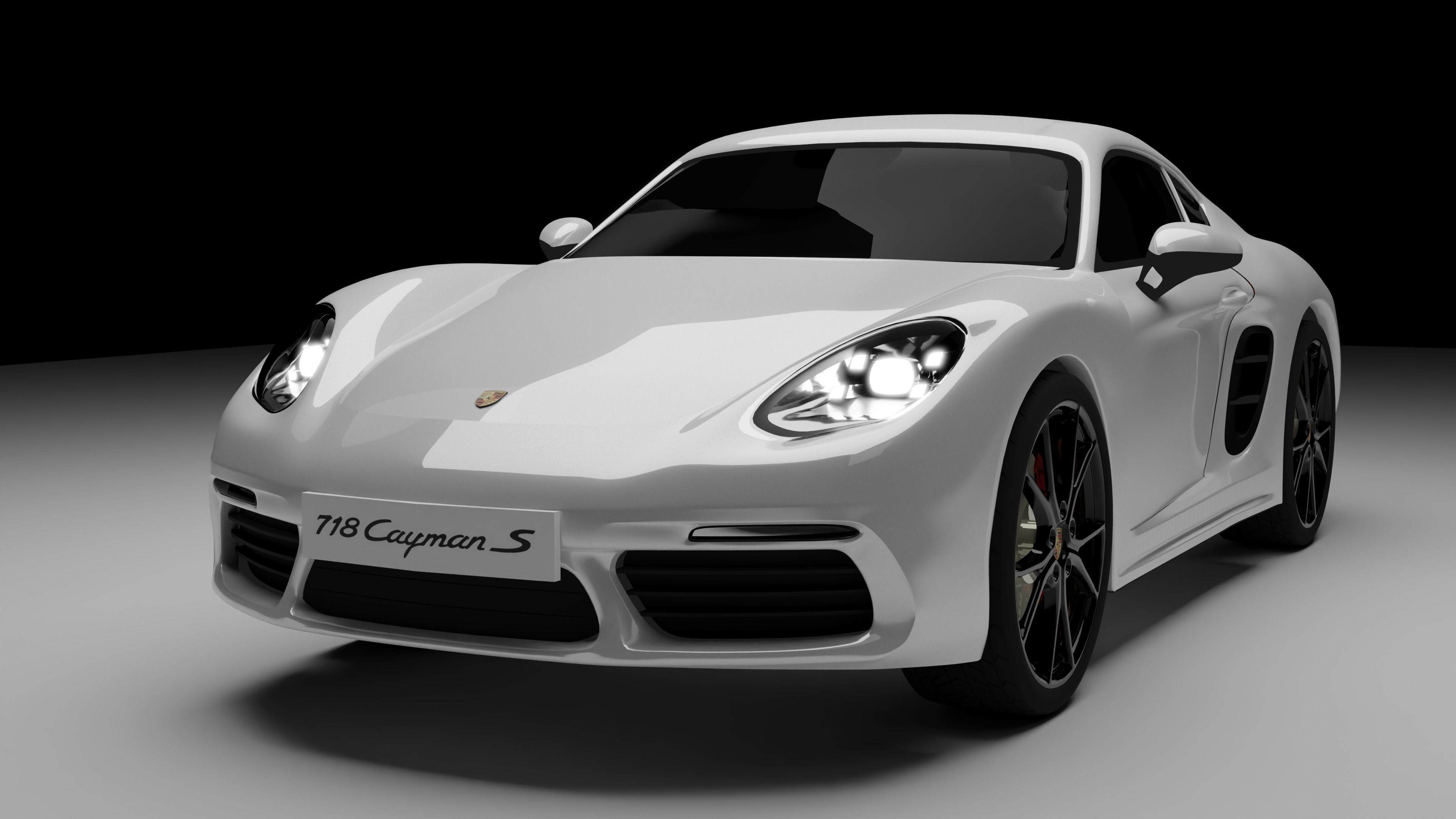 Porsche 718 Cayman S 3D model_1