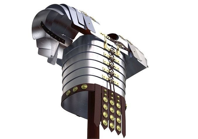 Roman Armour lorica segmentata 3D model
