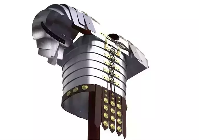 Roman Armour lorica segmentata 3D model