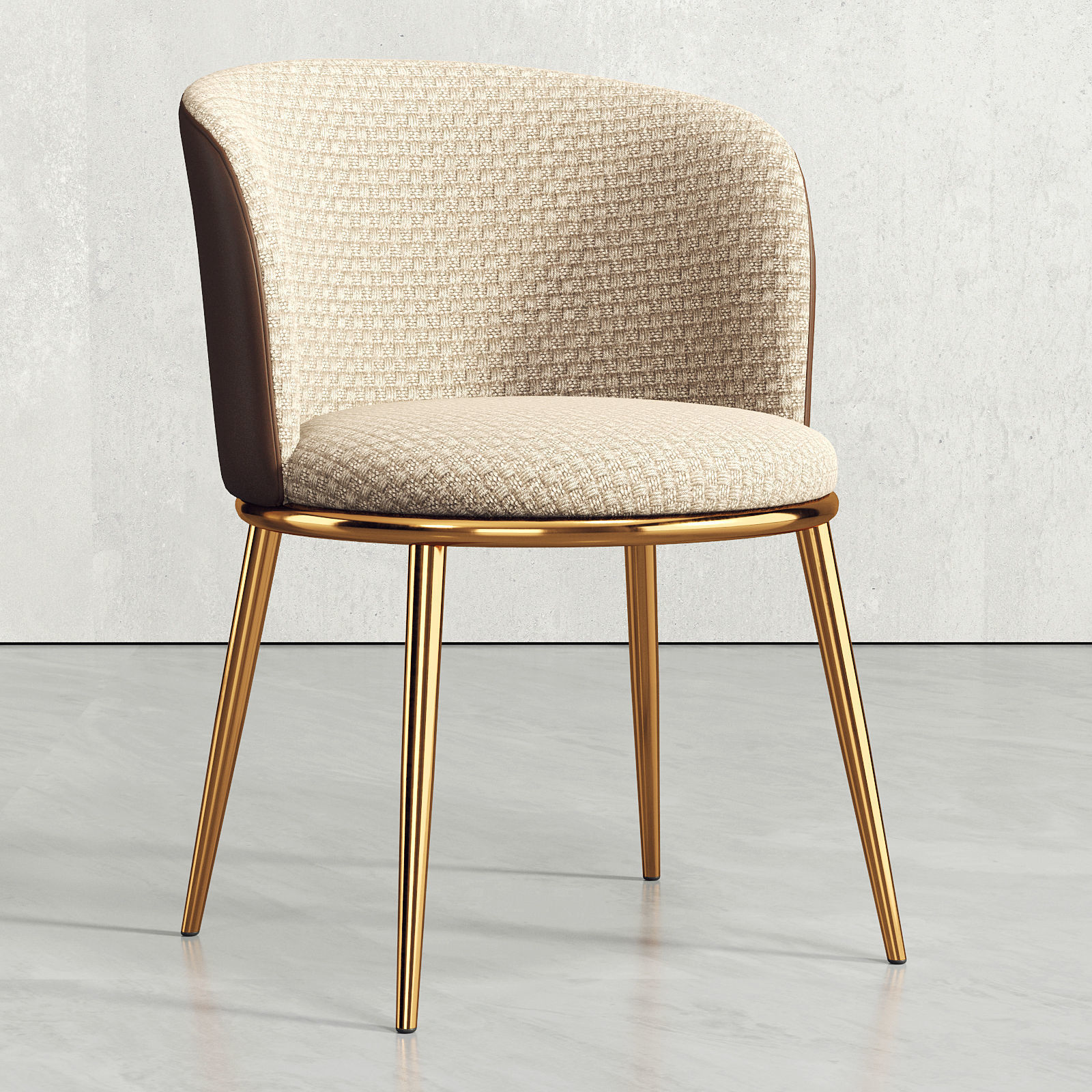 Contemporary chair 105 Low-poly 3D model_2
