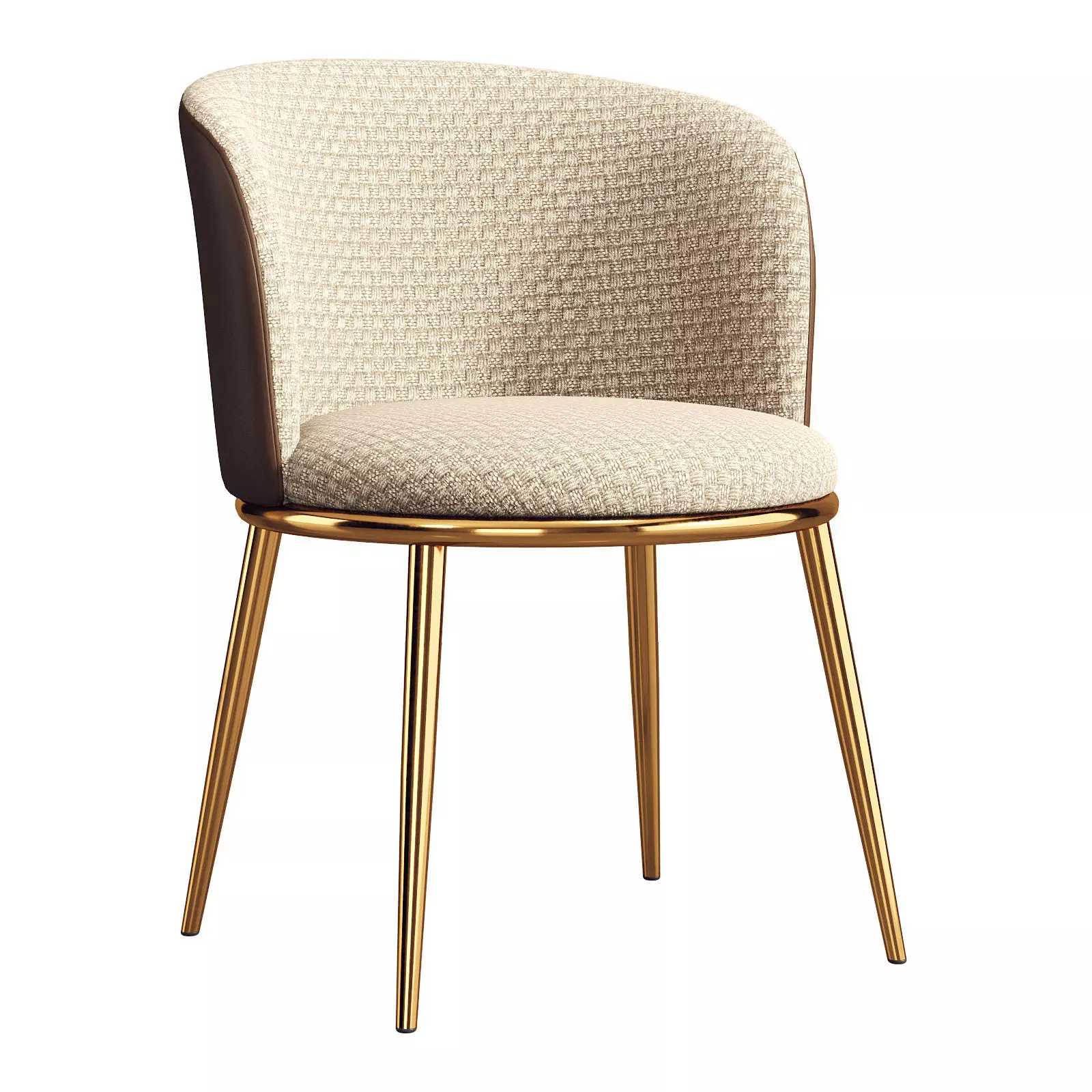 Contemporary chair 105 Low-poly 3D model_0