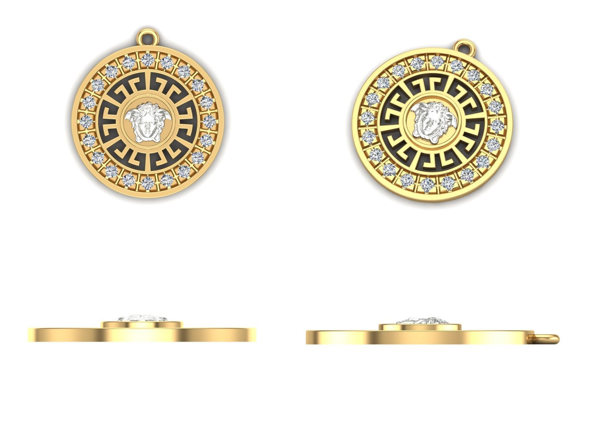 Pendant od9 3D print model_3