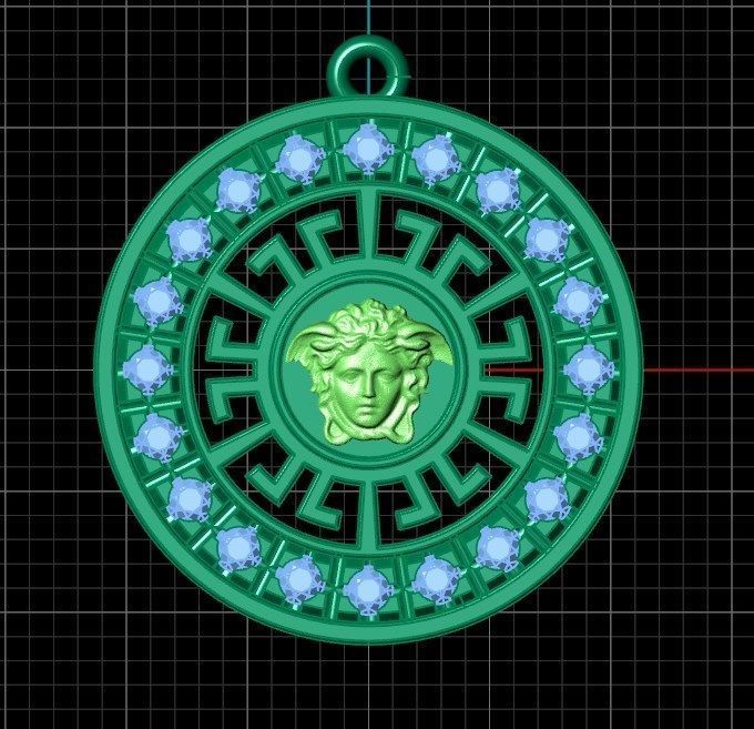 Pendant od9 3D print model_8