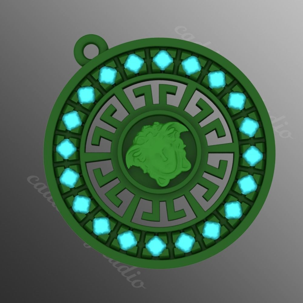 Pendant od9 3D print model_2