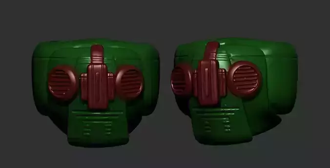 helmet high poly sculpt 3d printable ver 7 3D model