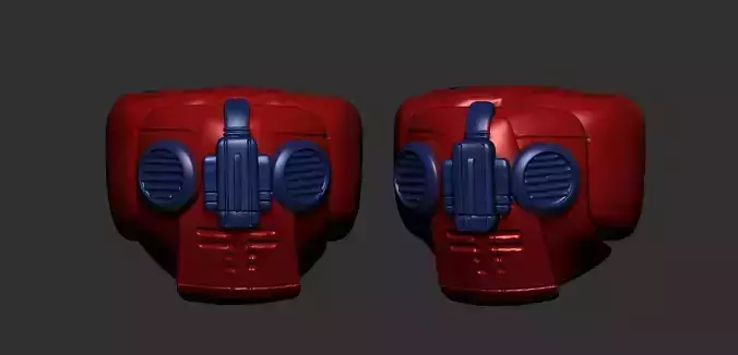 helmet high poly sculpt 3d printable ver 7 3D model