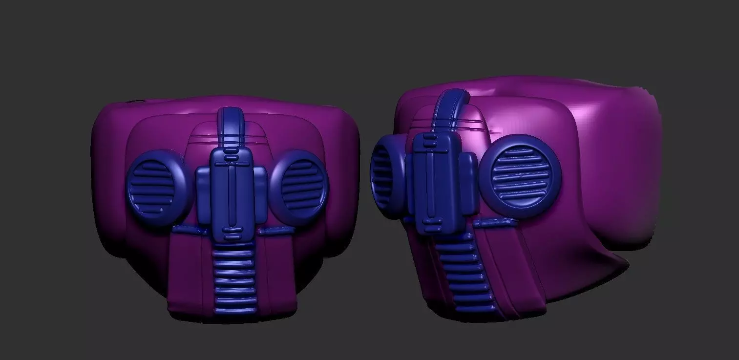 helmet high poly sculpt 3d printable ver 7 3D model 3D model_0